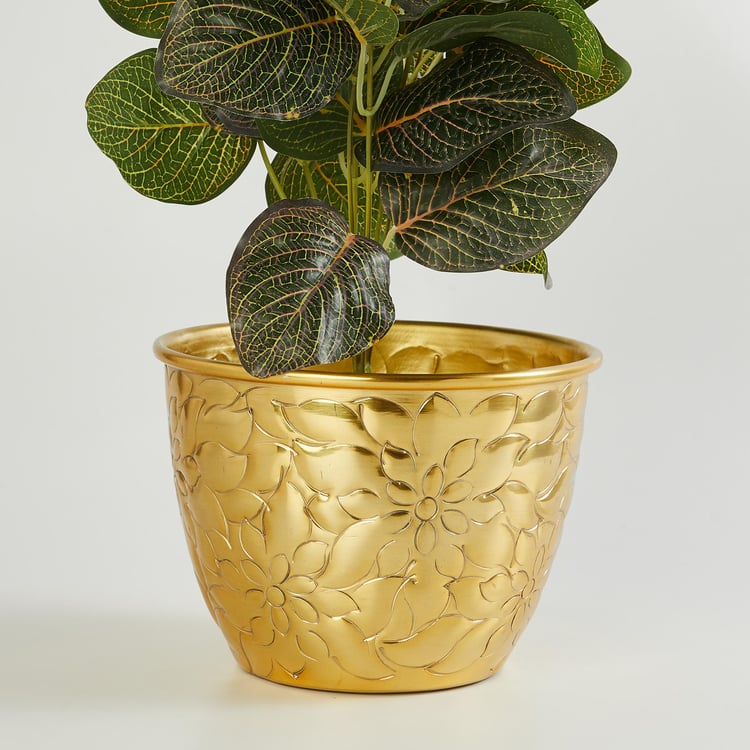 Corsica Eden Metal Embossed Planter