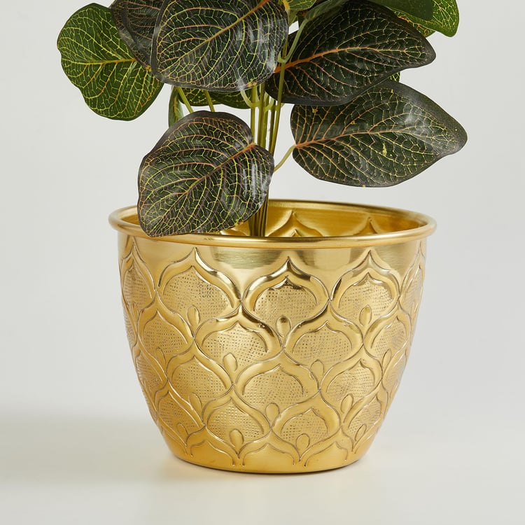 Corsica Eden Metal Embossed Planter