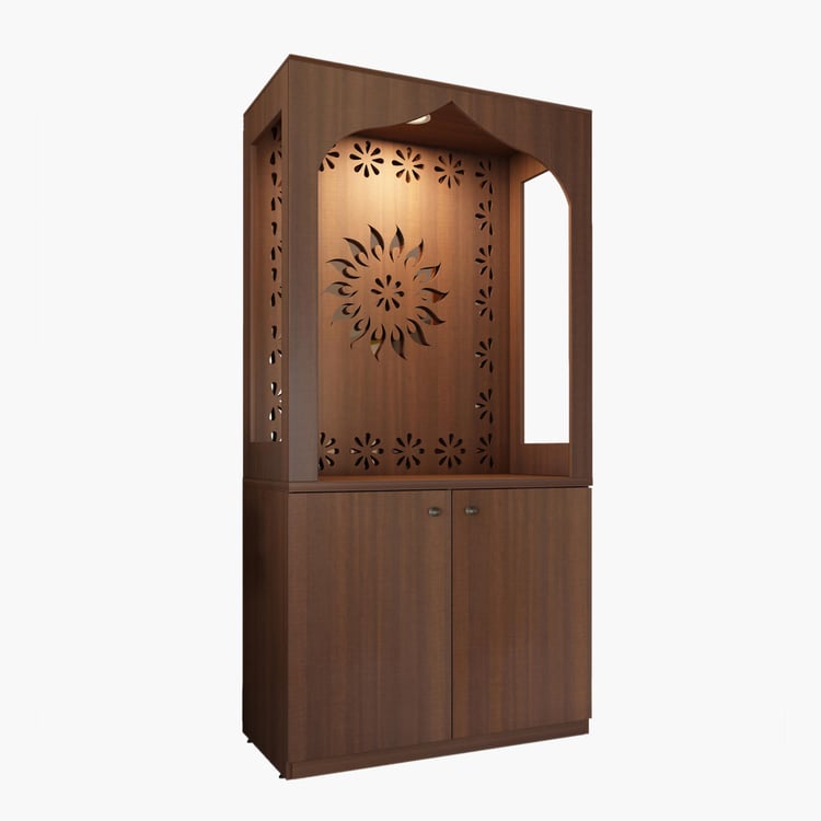 Soul Prayer Unit with Storage - Brown