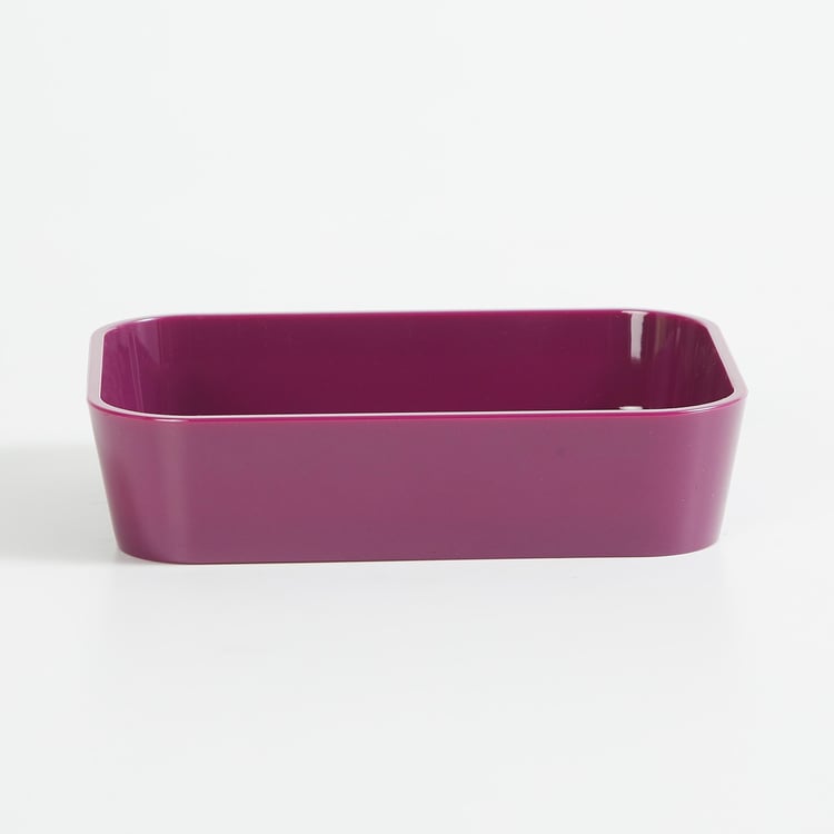 Colour Connect - Hilda Purple Solid Soap Dish