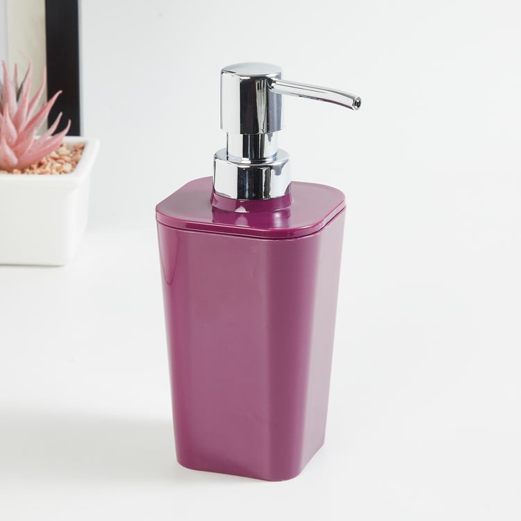 Colour Connect-Hilda Purple Solid Freestanding Soap Dispenser