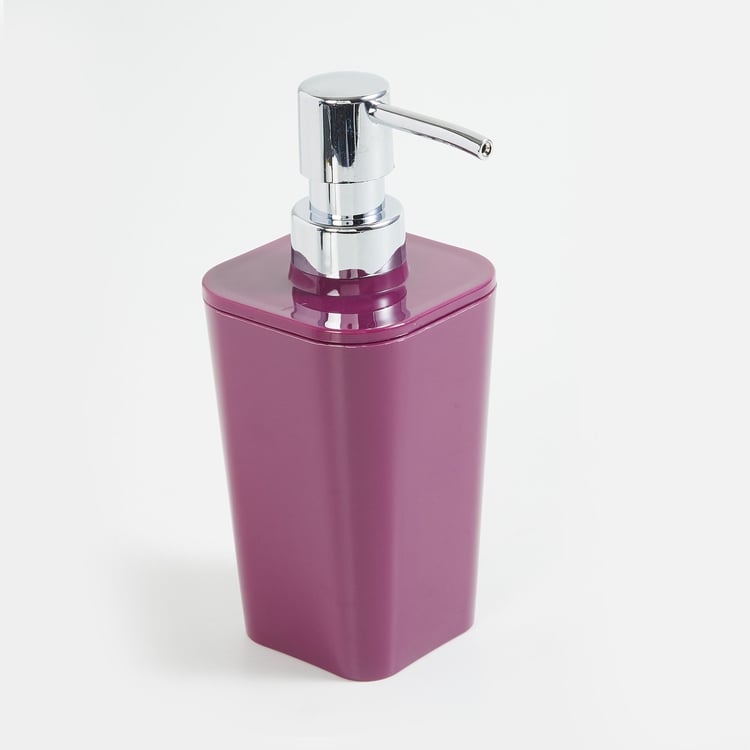 Colour Connect-Hilda Purple Solid Freestanding Soap Dispenser