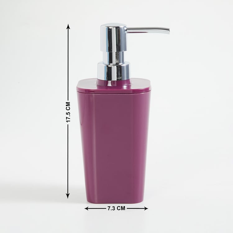 Colour Connect-Hilda Purple Solid Freestanding Soap Dispenser