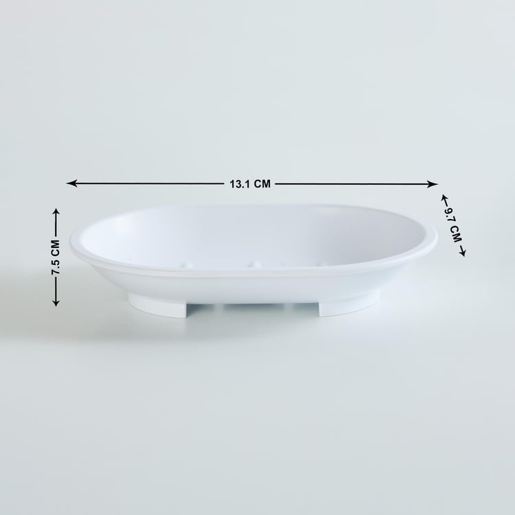 Orion Bath Hardware White PVC Multi Utility Soap Dish