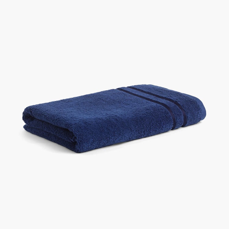 SPACES Atrium Blue Cotton Bath Towel - 70x150cm