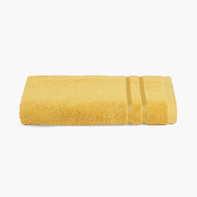 SPACES Atrium Yellow Cotton Bath Towel - 70x150cm