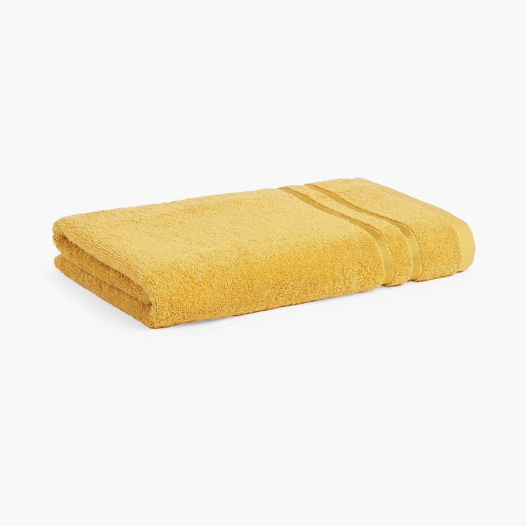 SPACES Atrium Yellow Cotton Bath Towel - 70x150cm