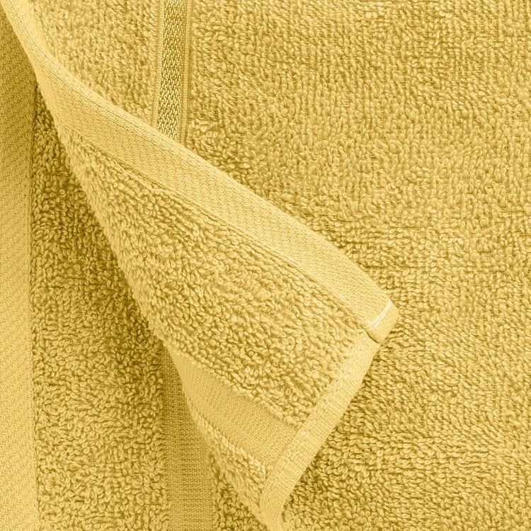 SPACES Atrium Yellow Cotton Bath Towel - 70x150cm