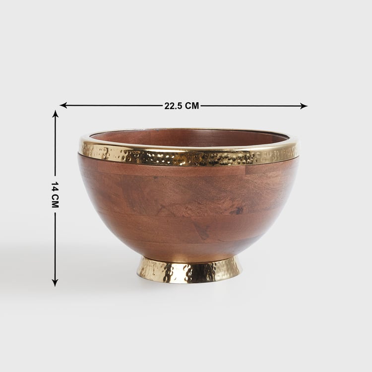 Splendid Wood Decorative Bowl