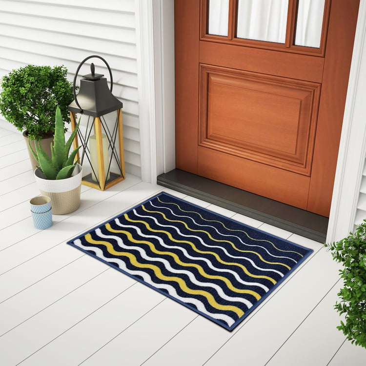 SPACES Unwinders Printed Anti-Slip Doormat - 50x70cm