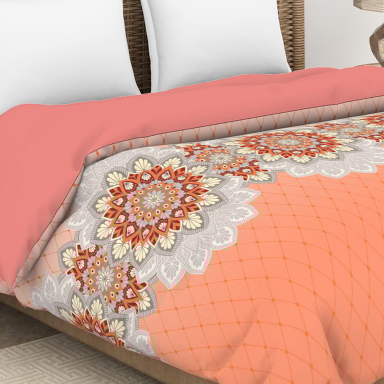 SPACES Reagalis Multicolour Printed Cotton King Quilt - 224x270cm