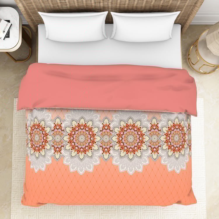 SPACES Reagalis Multicolour Printed Cotton King Quilt - 224x270cm