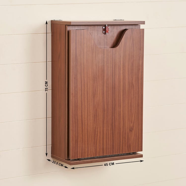 Helios Besta Flex NXT Wall Mounted Folding Multipurpose Table - Brown