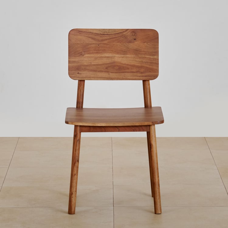 Urban Wood Dining Chair Apple Wood Colour - Set of 2