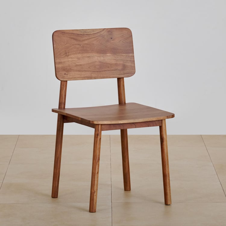 Urban Wood Dining Chair Apple Wood Colour - Set of 2
