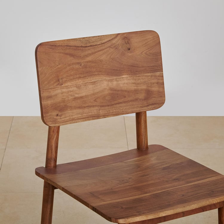 Urban Wood Dining Chair Apple Wood Colour - Set of 2