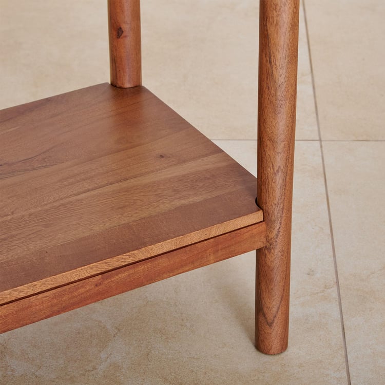 Urban Marble Top Console Table - Brown