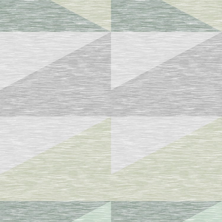 SPACES Geostance Multicolour Printed Cotton King Fitted Bedsheet Set - 183x198cm - 3Pcs