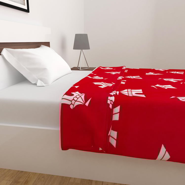 Slate Printed Single Blanket