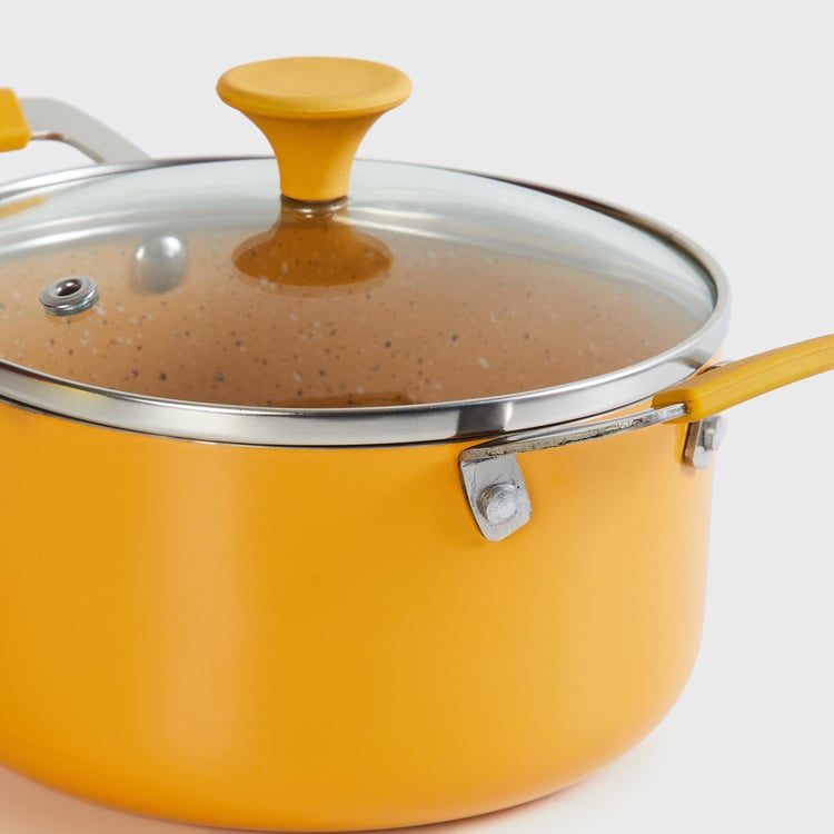 Colour Connect Aluminium Mini Casserole with Lid - 14cm