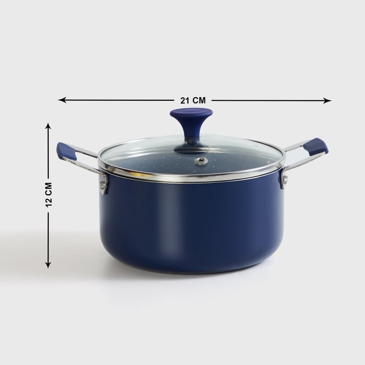 Colour Connect Aluminium Mini Casserole with Lid - 14cm