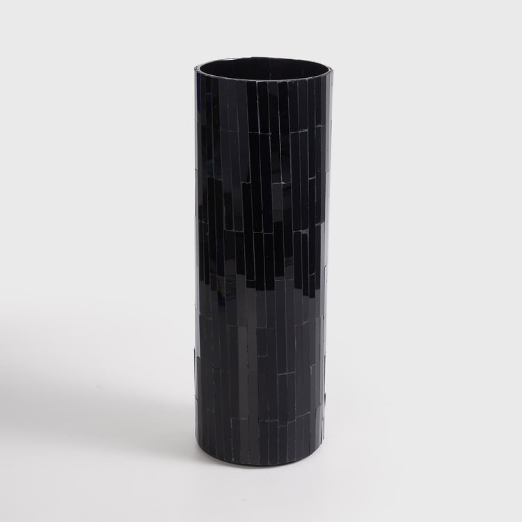 Splendid Glass Mosaic Cylindrical Vase