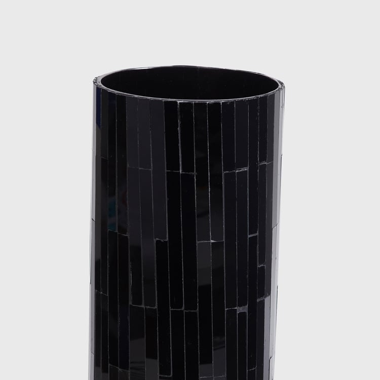 Splendid Glass Mosaic Cylindrical Vase