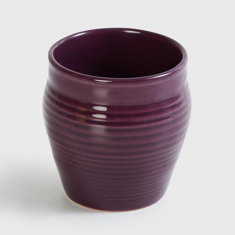 Colour Connect Purple Stoneware Kullhad - 150ml