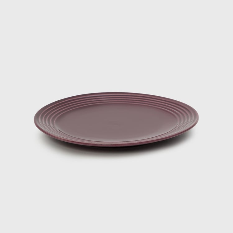 Colour Connect Purple Textured Stoneware Side Plate - 20cm