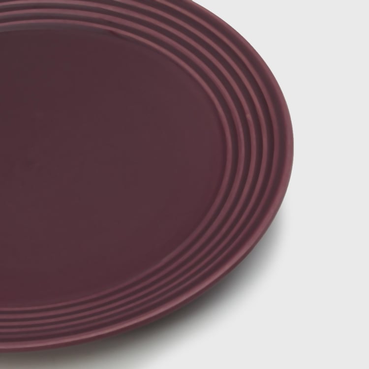 Colour Connect Purple Textured Stoneware Side Plate - 20cm