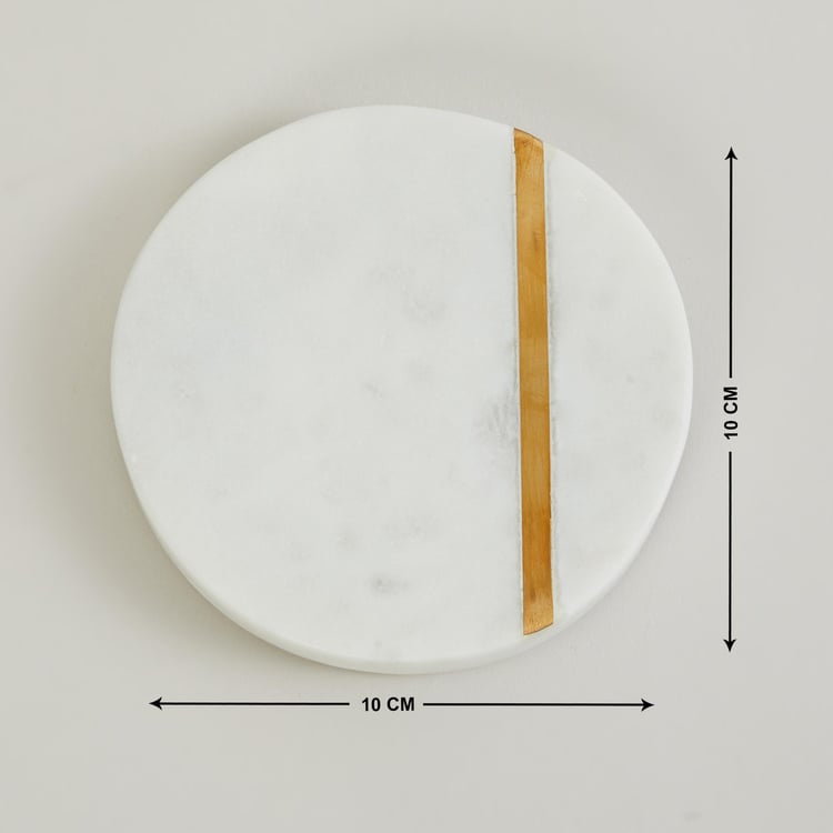 Eternity Levish Set of 4 Marble Coasters