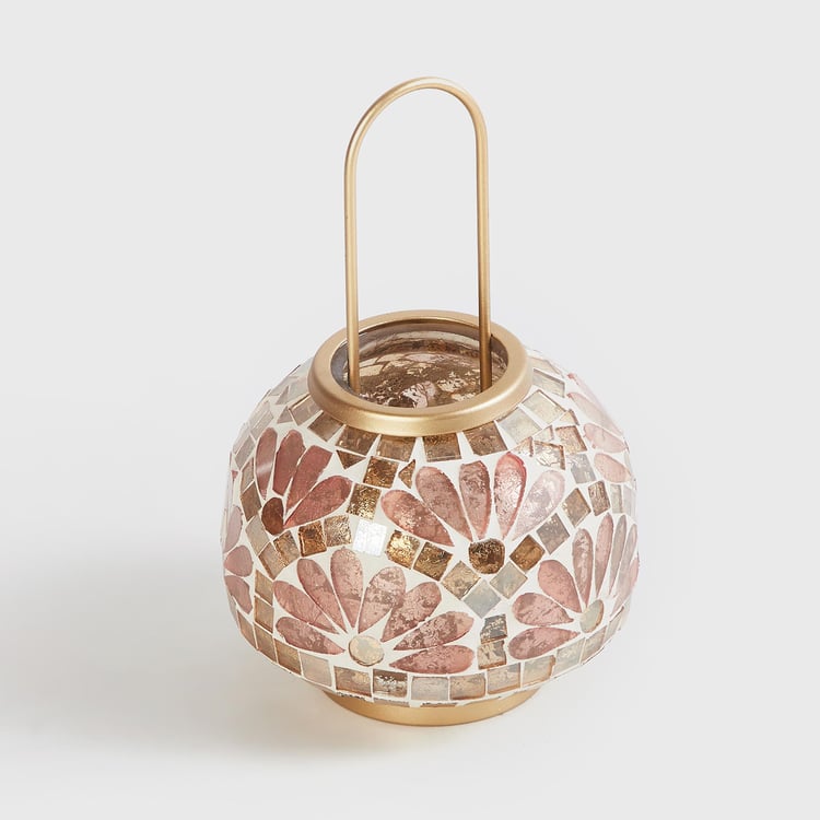 Mabel Glass Mosaic Hanging Lantern