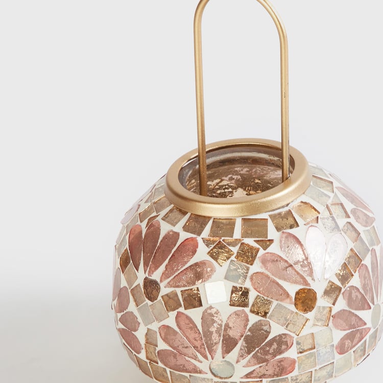 Mabel Glass Mosaic Hanging Lantern