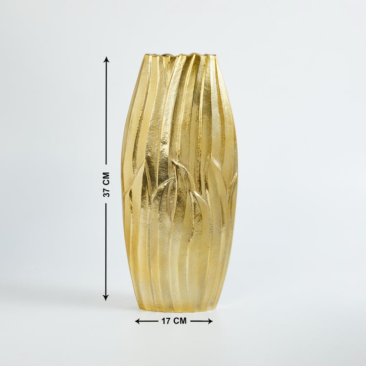 Austin Metal Embossed Vase