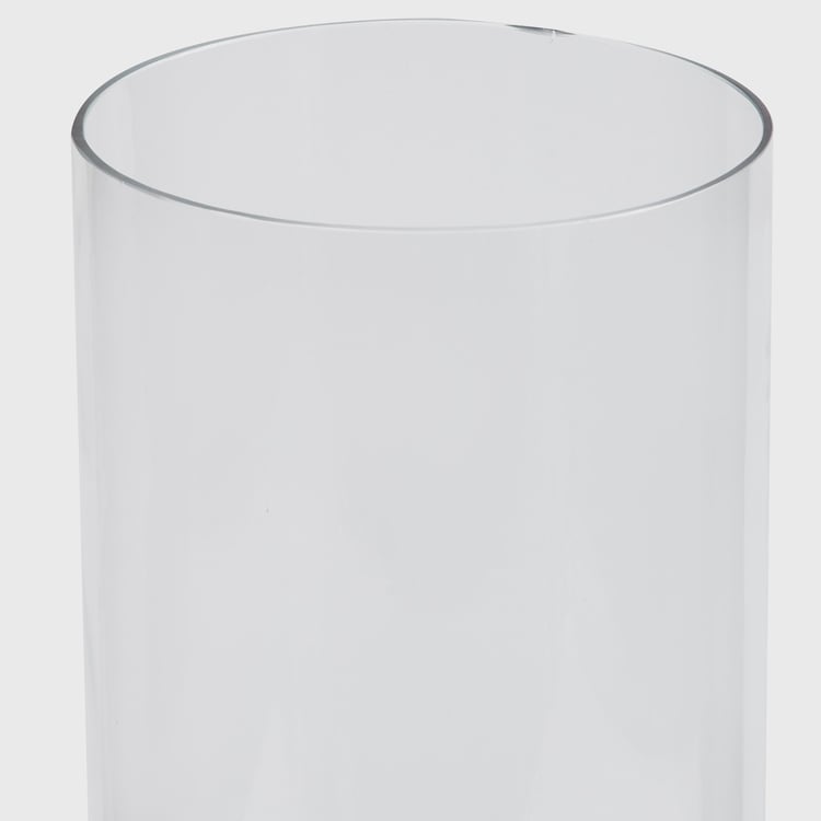 Contour Glass Cylindrical Table Vase