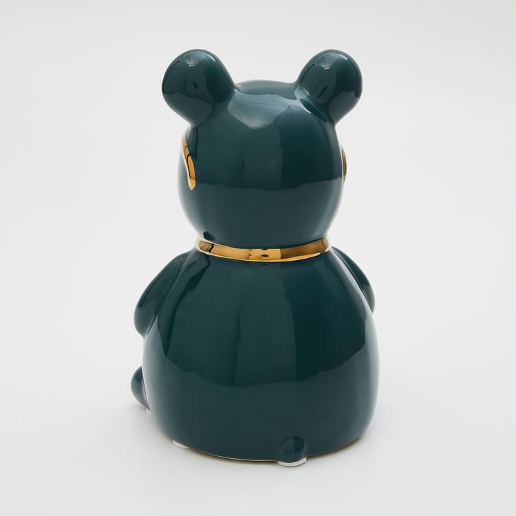 Souvenir Ceramic Bear Figurine Mobile Holder