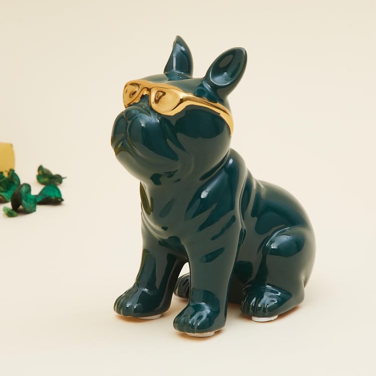 Souvenir Ceramic Dog Figurine