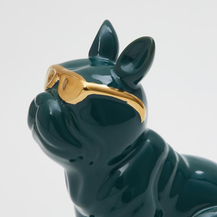 Souvenir Ceramic Dog Figurine