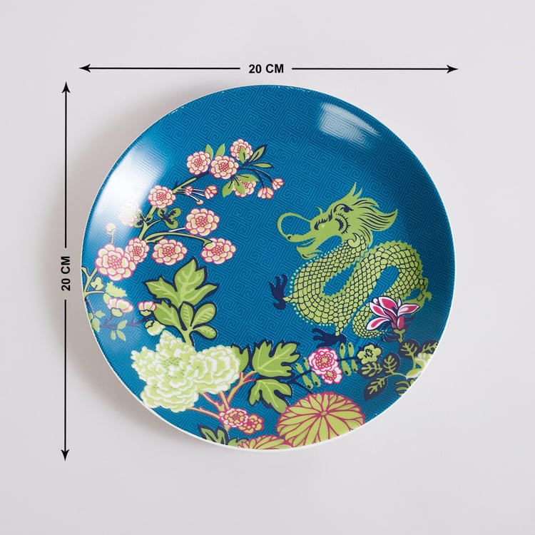Dragon Dance Julian White Bone China Side Plate - 20cm