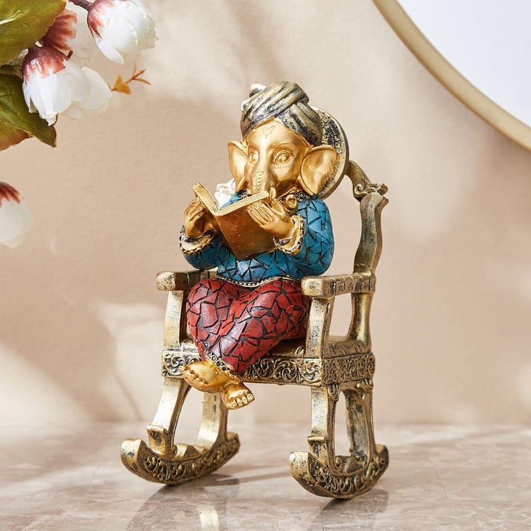 Alpana Polyresin Ganesha Figurine