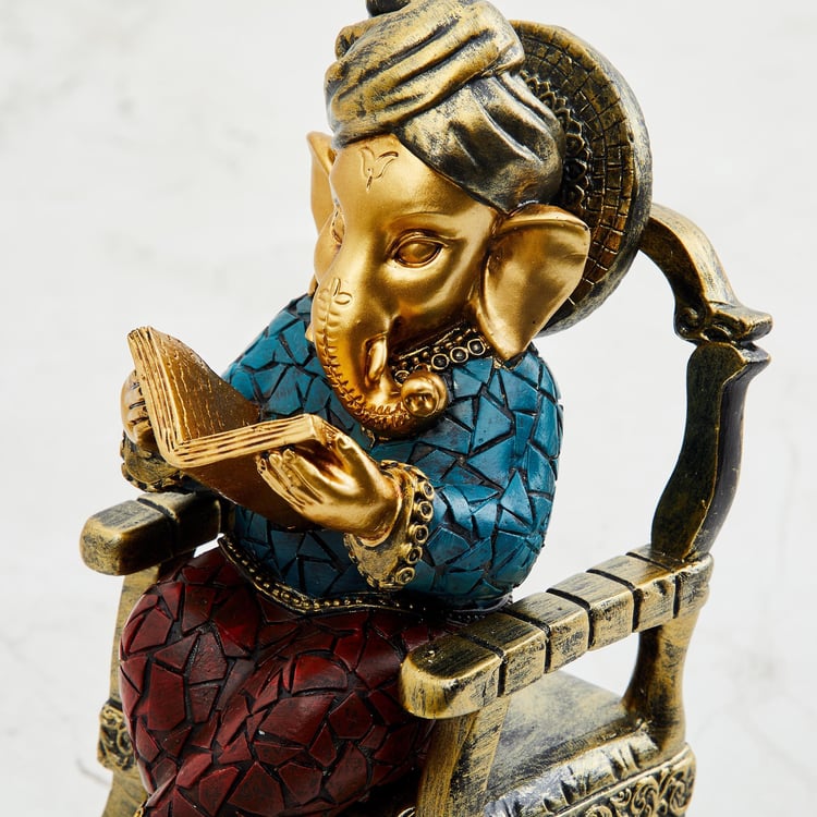 Alpana Polyresin Ganesha Figurine