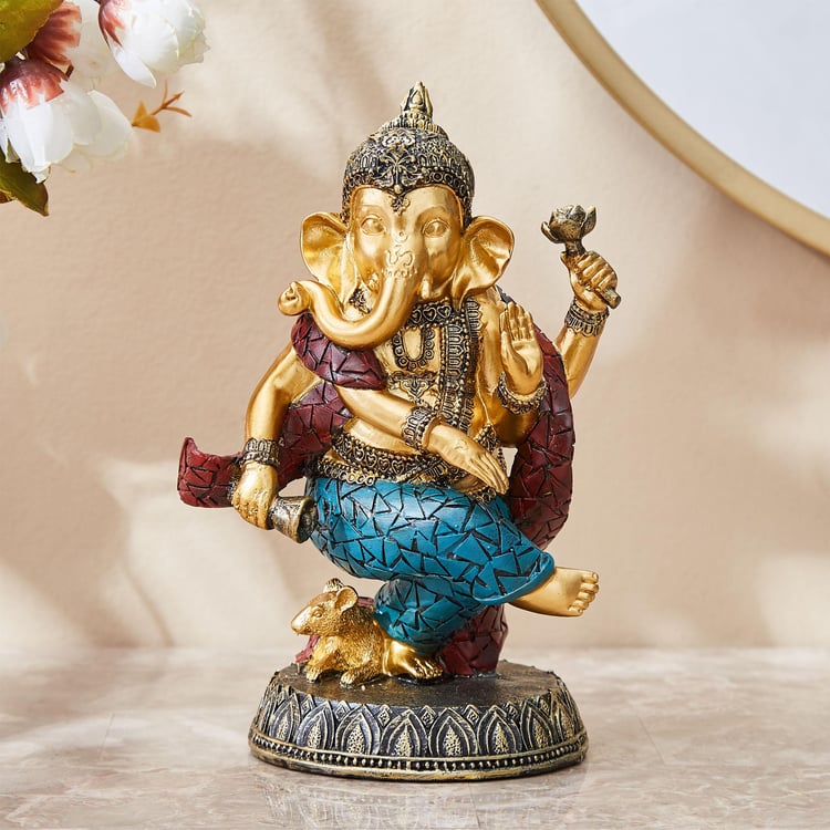 Alpana Polyresin Ganesha Figurine