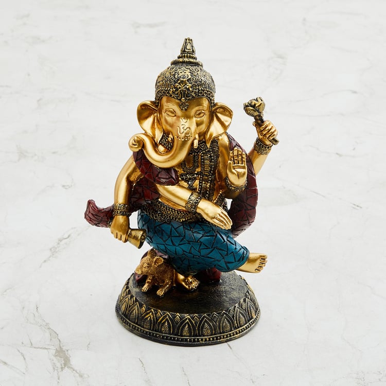 Alpana Polyresin Ganesha Figurine