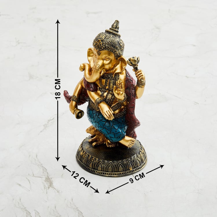 Alpana Polyresin Ganesha Figurine