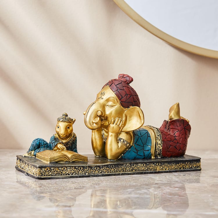 Alpana Polyresin Ganesha Figurine