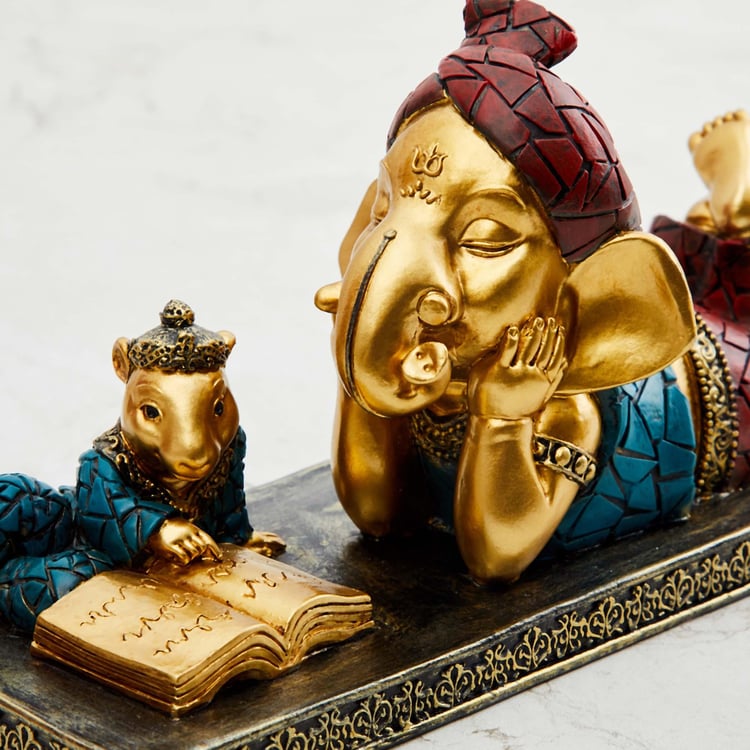 Alpana Polyresin Ganesha Figurine