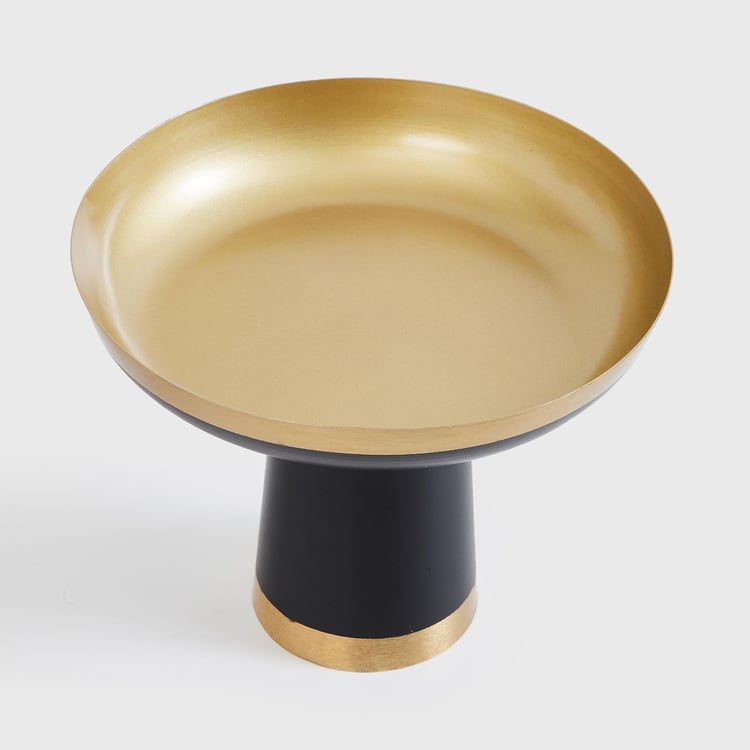 Vitara Akio Metal Decorative Bowl with Stand