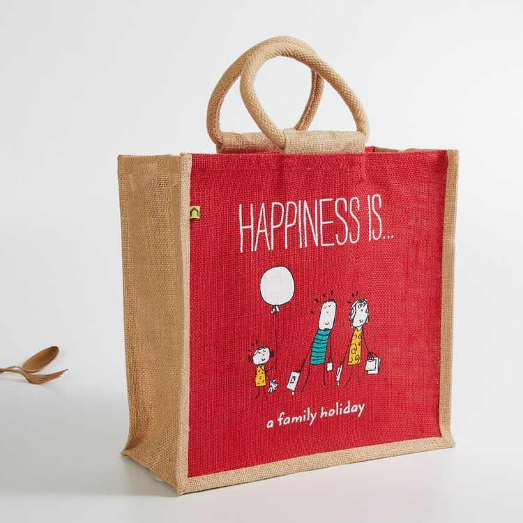 Livia Jute Lunch Bag