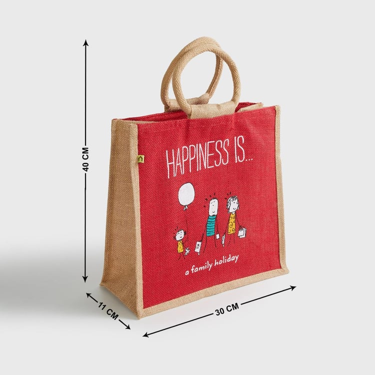 Livia Jute Lunch Bag