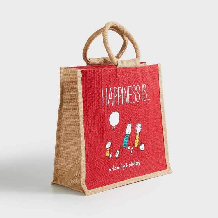 Livia Jute Lunch Bag